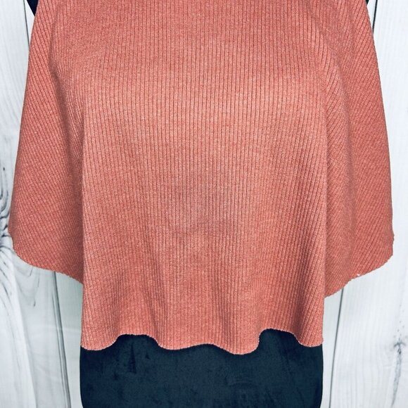 Free People Top Womens Sz XS Dusty Rose Ribbed Tank Top Open Sides Open Back - Picture 3 of 9